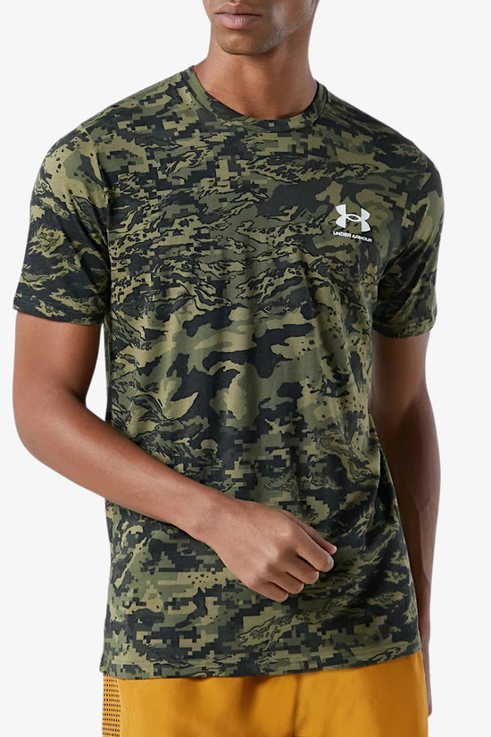 T-Shirt Maniche Corte ABC Camo-under armour-Verde-Uomo-1357727 001-
