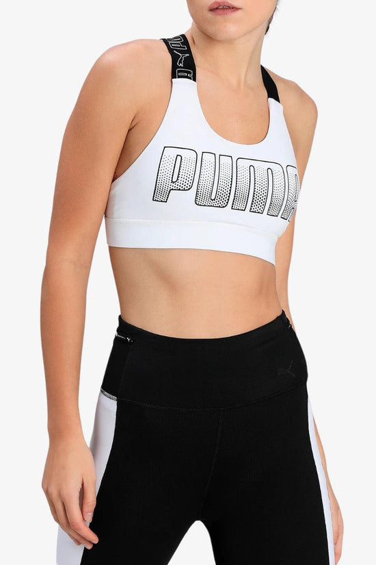 Top Reggiseno Sportivo A Medio Impatto Feel It-puma-Bianco-Donna-520299 02-
