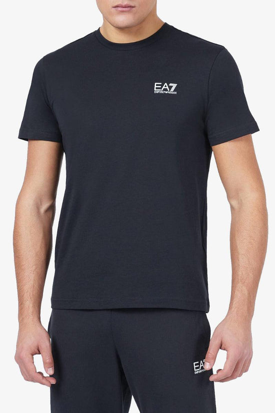 T-Shirt Maniche Corte Logo Metal-emporio armani ea7-Blu-Uomo-8npt51 pjm9z 1578-
