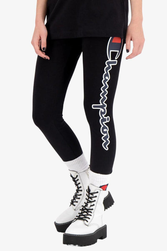 Leggings Big Logo-champion-Nero-Donna-114560 kk001-