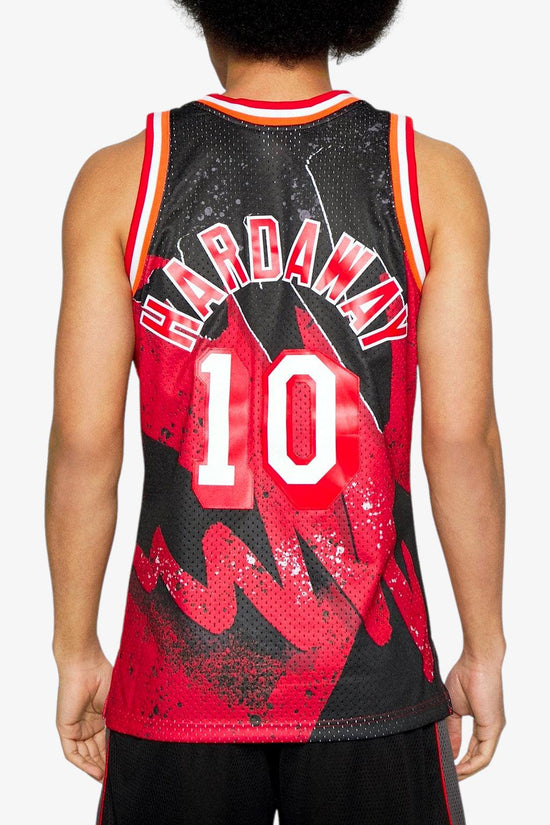 Canotta Swingman NBA Miami Heat Tim Hardaway Hyper Hoops-mitchell&ness-Rosso-Uomo-Tfsm1253-mhe96thascar-