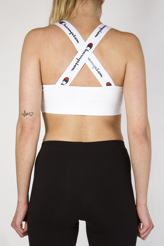 Top Bra Intrecciato Con Logo-champion-Bianco-Donna-112821 ww001-