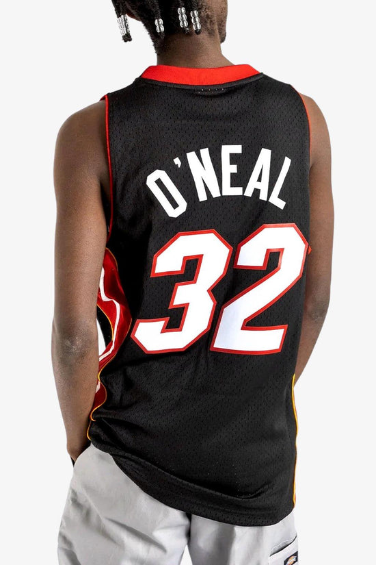 Canotta Swingman NBA Miami Heat 2005-06 Shaquille O'Neal-mitchell&ness-Nero-Uomo-Smjyac18017-mheblck05son-