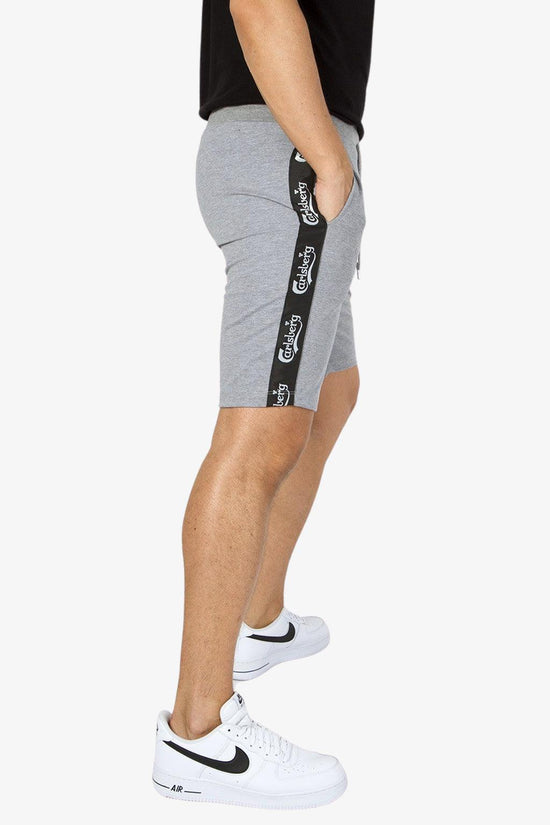 Bermuda Con Bande Logo-carlsberg-Grigio-Uomo-Cbu5089-