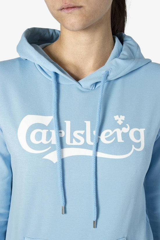 Felpa Con Cappuccio Big Logo-carlsberg-Blu-Donna-Cbd4290-
