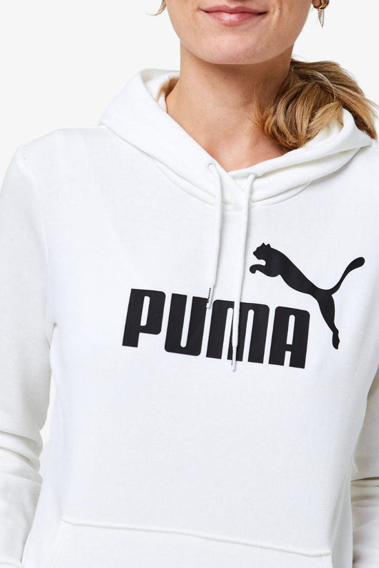 Felpa Con Cappuccio Essentials Logo-puma-Bianco-Donna-586788 02-