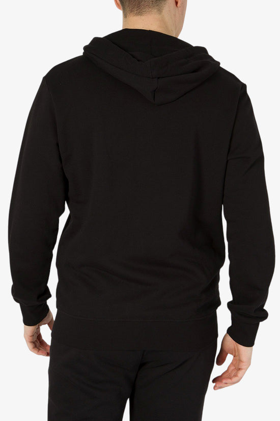 Felpa Full Zip Con Cappuccio Big Logo-pyrex-Nero-Uomo-23epb43940-