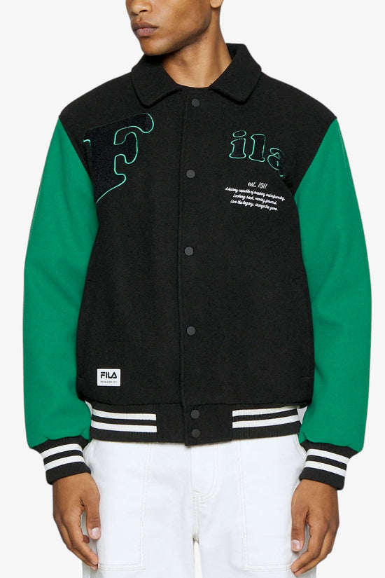 Giacca Varsity Tehran-fila-Nero-Uomo-Fam0558 83297-