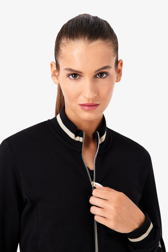 Tuta Full Zip Core Lady-emporio armani ea7-Nero-Donna-6rtv51 tjplz 0200-
