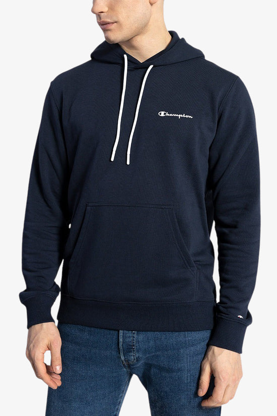 Felpa Con Cappuccio Logo Piccolo-champion-Blu-Uomo-218535 bs501-