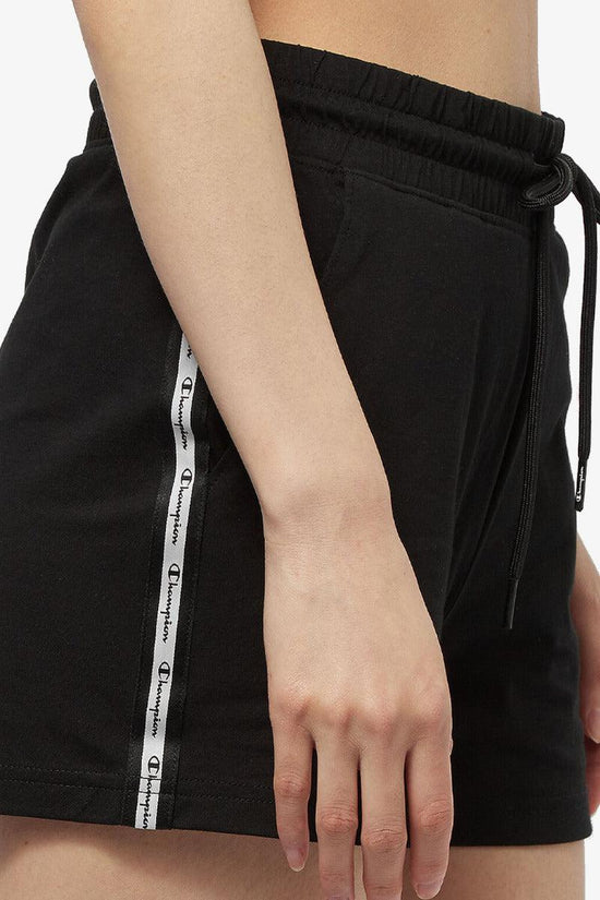 Shorts Con Bande Logo-champion-Nero-Donna-114071 kk001-