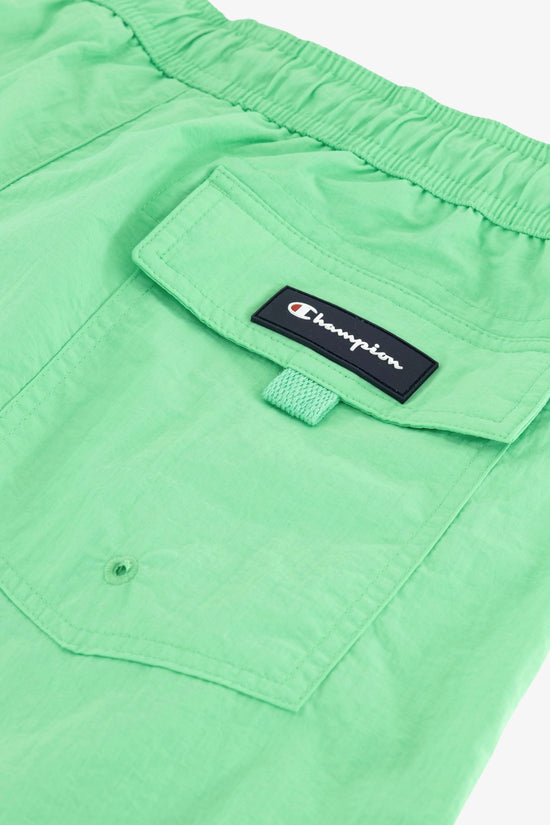 Boxer Mare Big Logo Verticale Ricamato-champion-Verde-Uomo-218976 gs026-