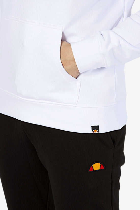 Felpa Con Cappuccio Logo Patch Piccolo-ellesse-Bianco-Uomo-Ehm250s22 001a-