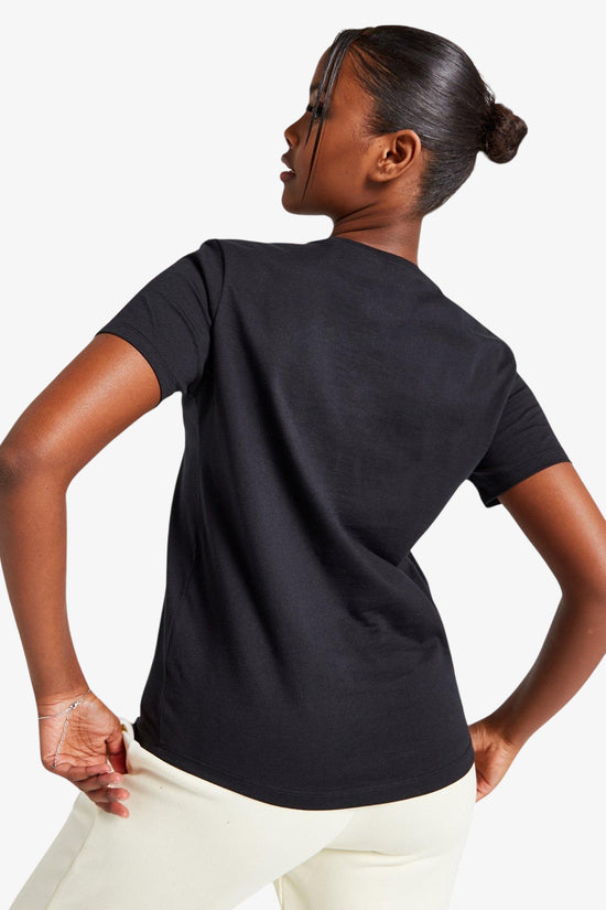 T-Shirt Club Essentials Logo Piccolo-nike sportswear-Nero-Donna-Dx7902 010-