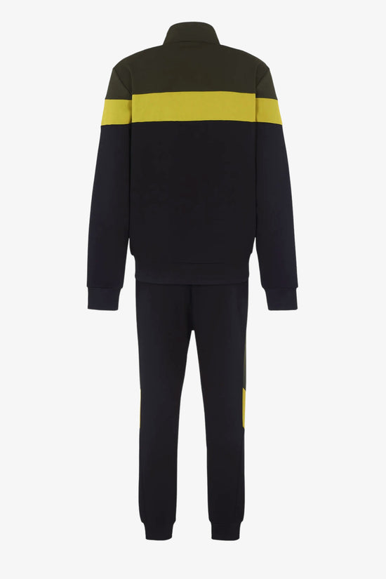 Tuta Full Zip Athletic Color Block-emporio armani ea7-Verde-Uomo-6rpv56 pj16z 0200-