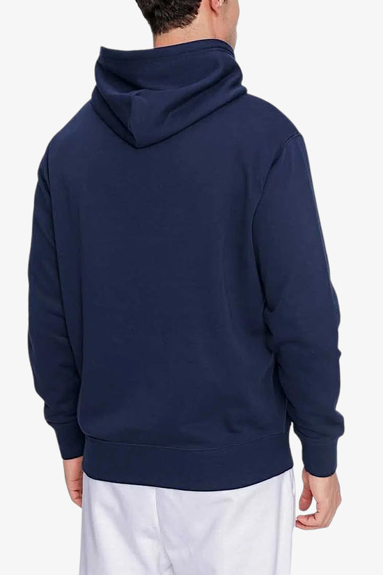 Felpa Con Cappuccio Big Logo Ricamato-champion-Blu-Uomo-218486 bs538-