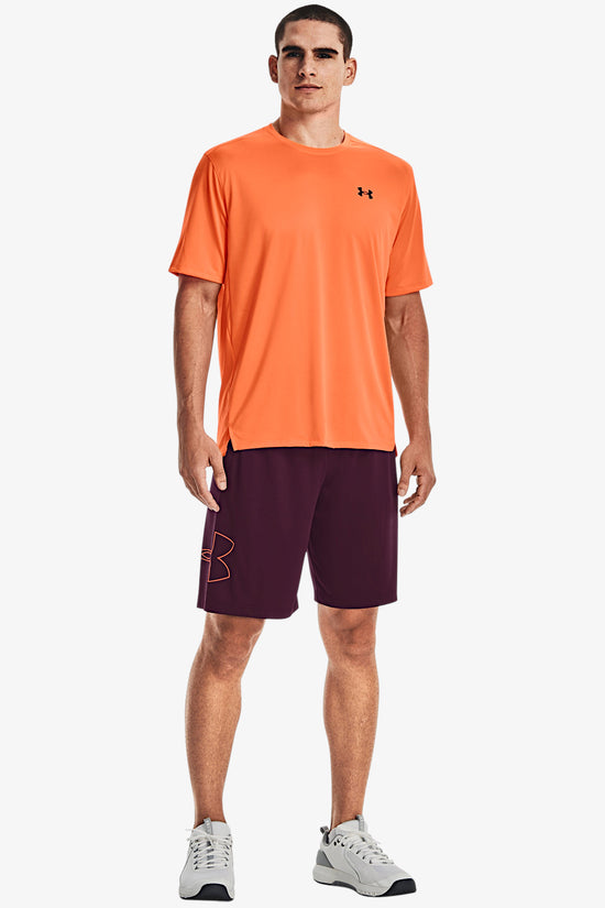 T-Shirt Maniche Corte Tech Vent-under armour-Arancione-Uomo-1376791 866-