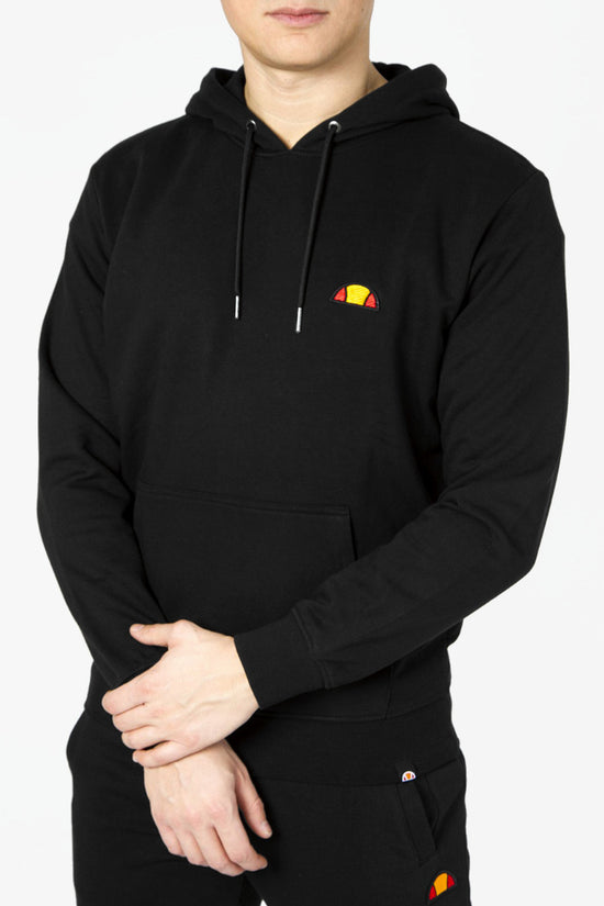 Felpa Con Cappuccio Logo Patch Piccolo-ellesse-Nero-Uomo-Ehm250w21 050-