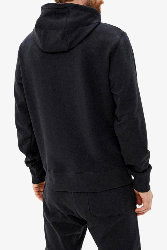 Felpa Con Cappuccio Essential Embroidered-new balance-Nero-Uomo-Mt11550bk-