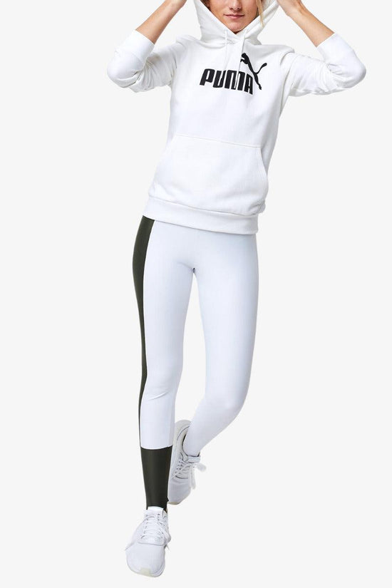 Felpa Con Cappuccio Essentials Logo-puma-Bianco-Donna-586788 02-
