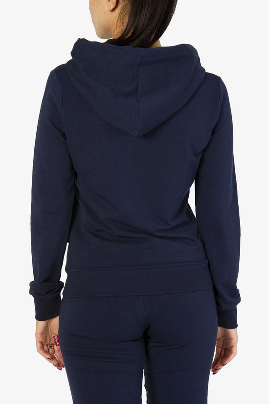 Felpa Con Cappuccio Big Logo Glitter-carlsberg-Blu-Donna-Cbd4485-