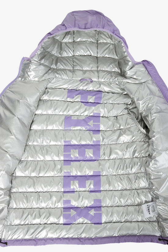 Piumino Full Zip Con Cappuccio-pyrex-Viola-Donna-23ipb44437-
