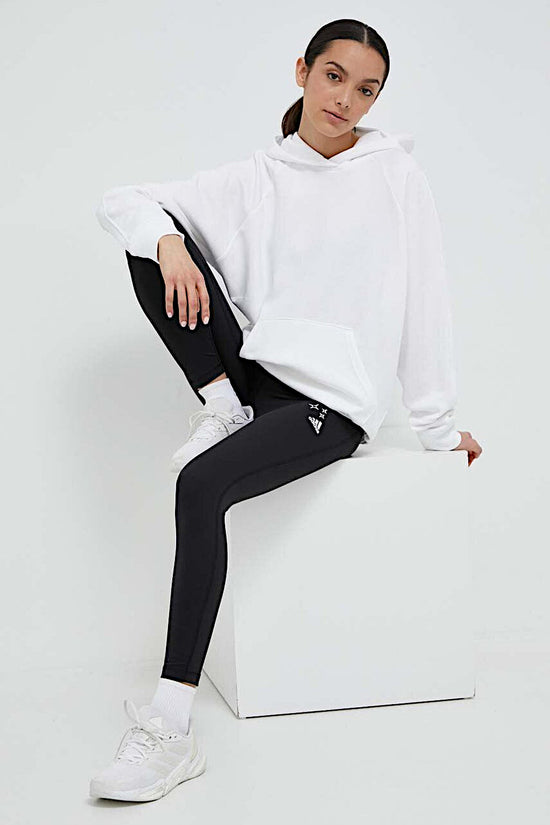 Felpa Con Cappuccio All Szn Boyfriend-adidas performance-Bianco-Donna-Ht3828-
