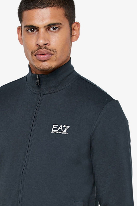 Felpa Full Zip Core Identity-emporio armani ea7-Blu-Uomo-8npm01 pj05z 1578-
