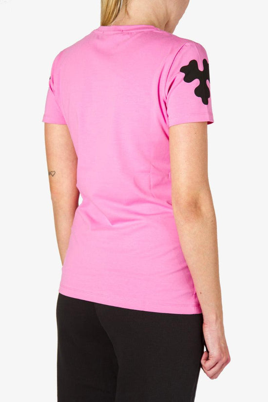 T-Shirt Maniche Corte Big Logo-carlsberg-Rosa-Donna-Cbd4021-