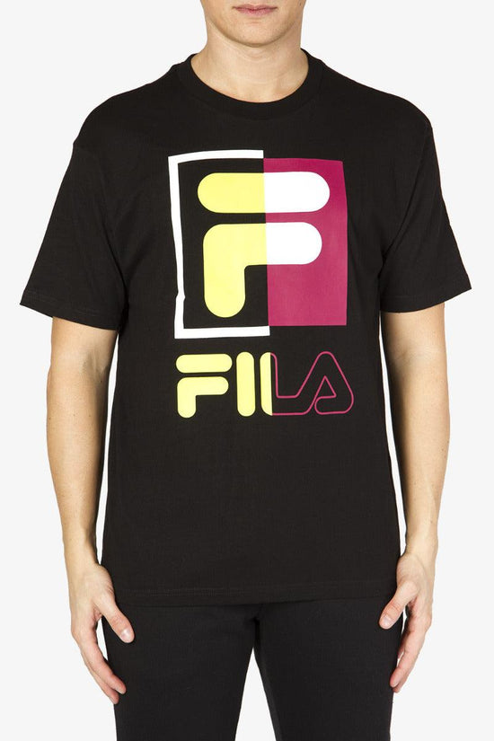 T-Shirt Maniche Corte Saku-fila-Nero-Uomo-687475 a818-