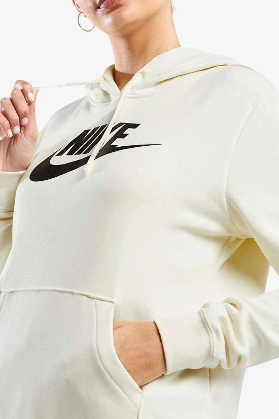 Felpa Con Cappuccio Big Logo Club-nike sportswear-Bianco-Donna-Dq5775 113-