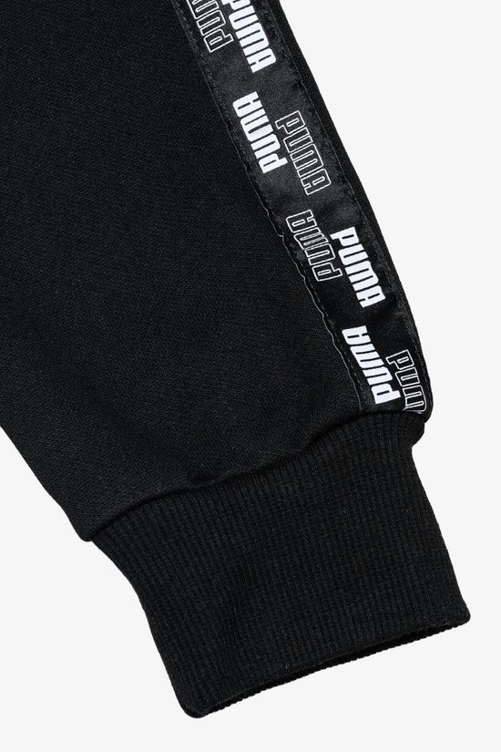 Felpa Con Cappuccio Con Bande Logo Power-puma-Nero-Uomo-589411 01-