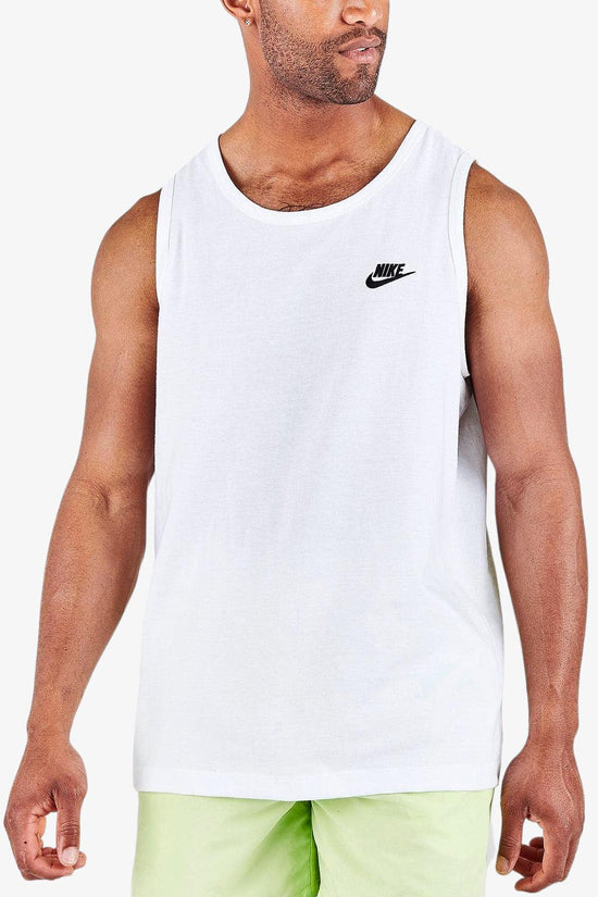 Canotta Essentials Club-nike sportswear-Bianco-Uomo-Bq1260 100-