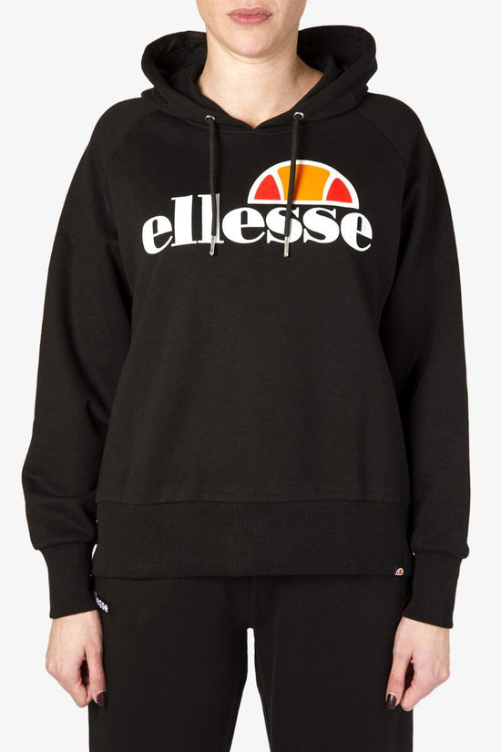 Felpa Con Cappuccio Big Logo-ellesse-Nero-Donna-Ehw295w20 050-