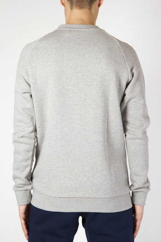 Felpa Girocollo Trefoil Warm-Up-adidas originals-Grigio-Uomo-Cy4573-