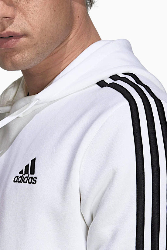 Felpa Con Cappuccio Essentials 3-Stripes-adidas performance-Bianco-Uomo-Gu2522-