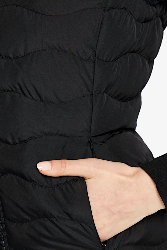 Gilet Piumino Full Zip Core Lady Packable-emporio armani ea7-Nero-Donna-8ntq08 tnf8z 0200-
