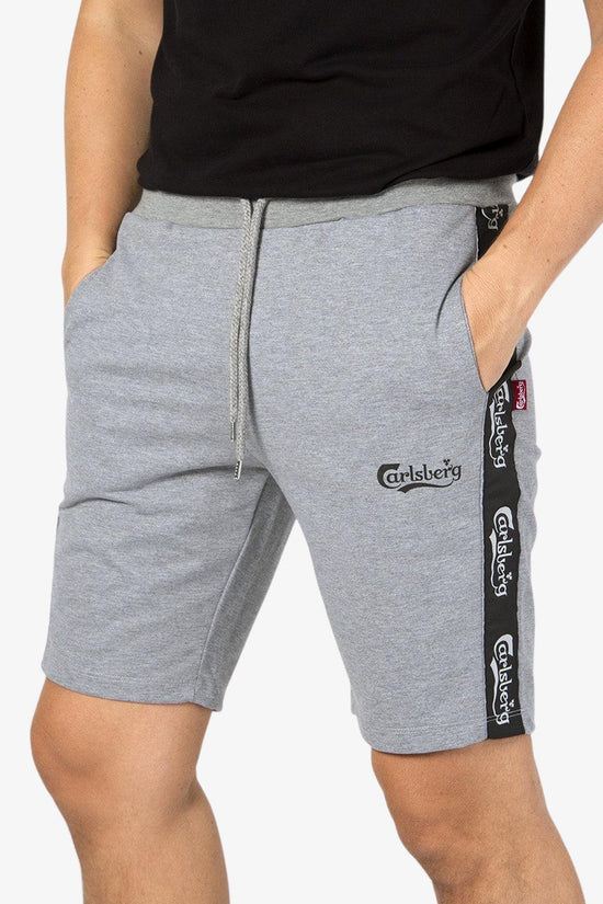 Bermuda Con Bande Logo-carlsberg-Grigio-Uomo-Cbu5089-