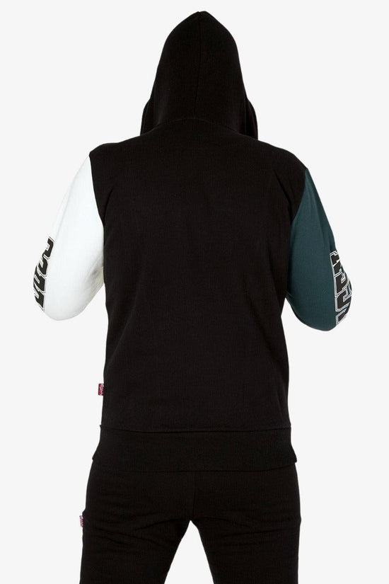 Felpa Con Cappuccio Colourblock Big Logo + Stampe-carlsberg-Nero-Uomo-Cbusfc4883-