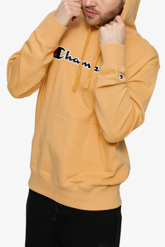Felpa Con Cappuccio Big Logo Ricamato-champion-Arancione-Uomo-217858 os048-