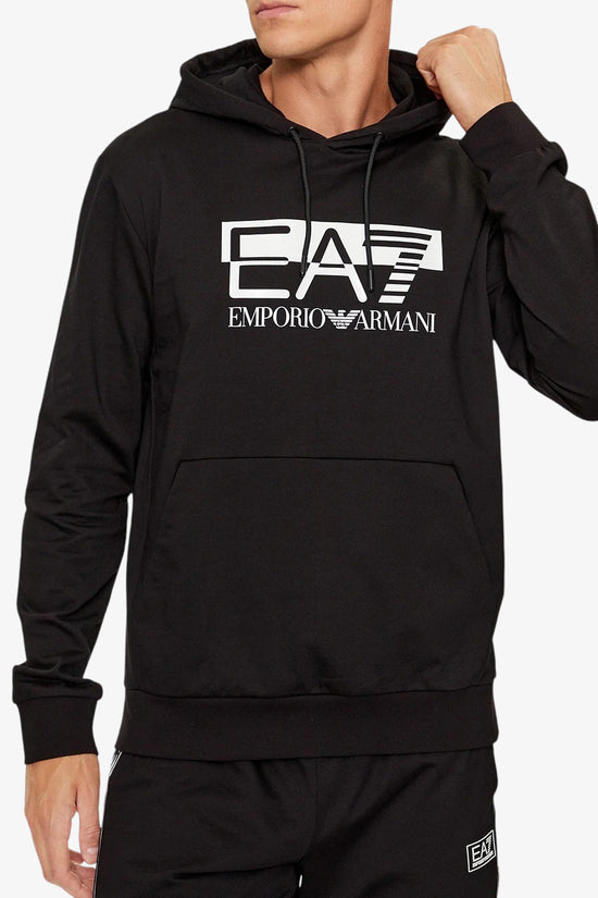 Felpa Con Cappuccio Visibility-emporio armani ea7-Nero-Uomo-6rpm02 pj07z 0200-