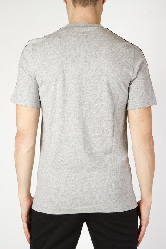 T-Shirt Maniche Corte Essentials 3 Stripes-adidas performance-Grigio-Uomo-Du0442-