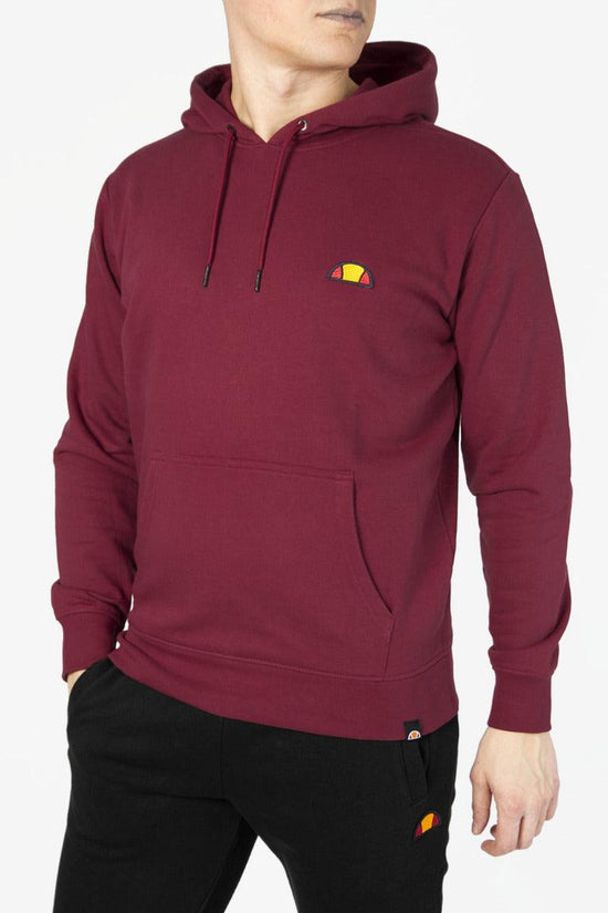 Felpa Con Cappuccio Logo Patch Piccolo-ellesse-Rosso-Uomo-Ehm250w21 274a-