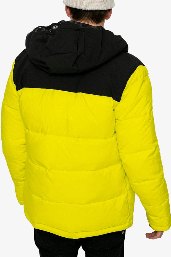 Piumino Full Zip Bicolor Con Big Logo Sul Cappuccio-champion-Giallo-Uomo-216652 ys109-