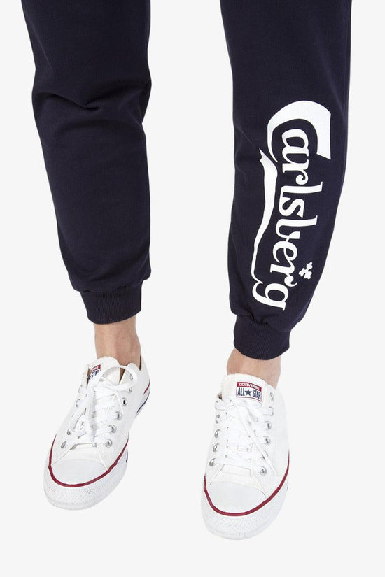 Pantaloni Big Logo-carlsberg-Blu-Donna-Cbdsp4207-