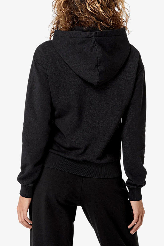 Felpa Con Cappuccio Bischkek-fila-Nero-Donna-Faw0405 80001-