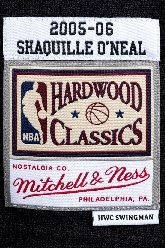Canotta Swingman NBA Miami Heat 2005-06 Shaquille O'Neal-mitchell&ness-Nero-Uomo-Smjyac18017-mheblck05son-
