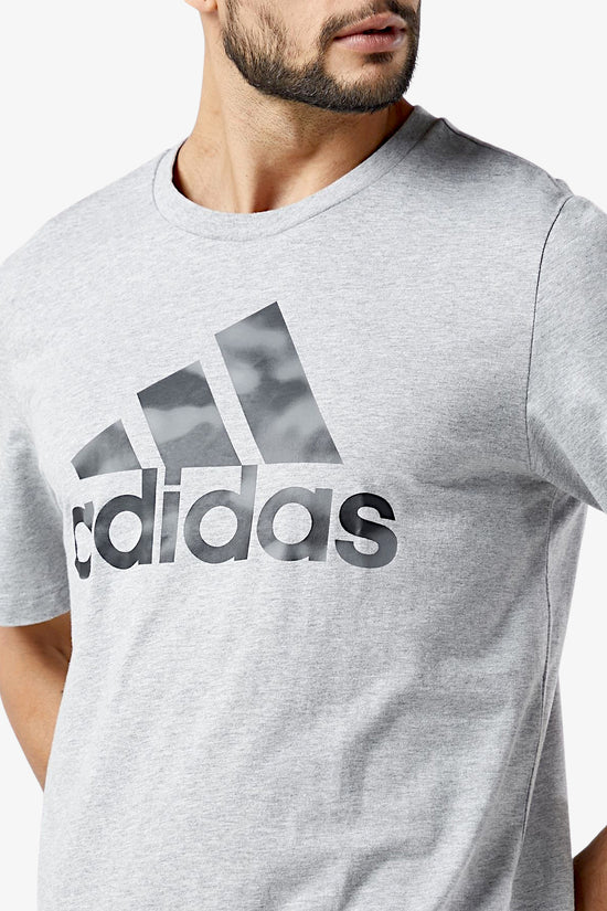 T-Shirt Maniche Corte Logo Camouflage-adidas performance-Grigio-Uomo-Hl6931-