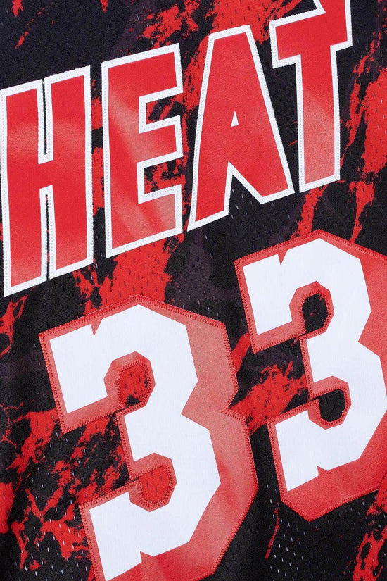 Canotta Swingman Team Marble Miami Heat 1996-97 Alonzo Mourning-mitchell&ness-Nero-Uomo-Tfsm1278-mhe96amoblck-