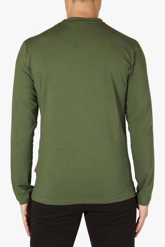 T-Shirt Maniche Lunghe Big Logo-carlsberg-Verde-Uomo-Cbu4502-